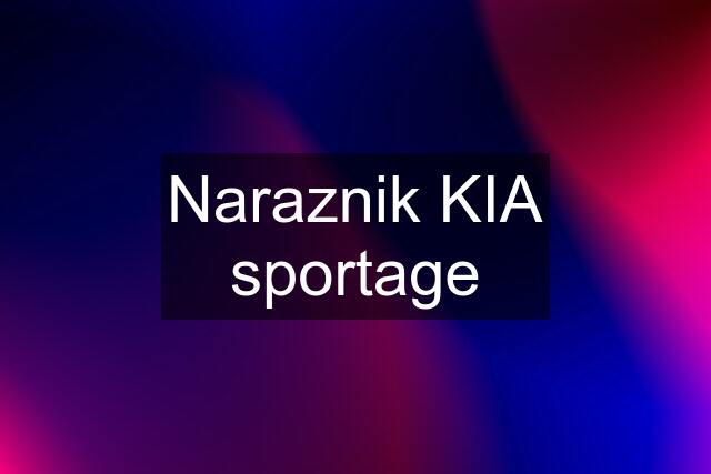 Naraznik KIA sportage