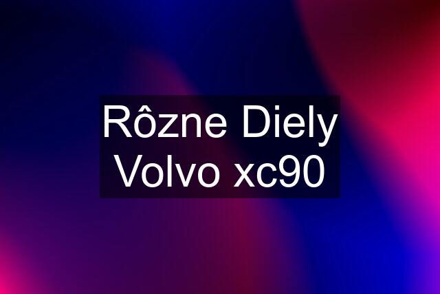 Rôzne Diely Volvo xc90