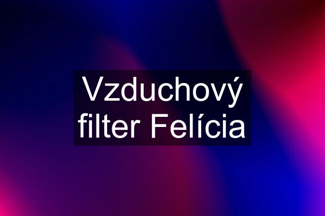 Vzduchový filter Felícia