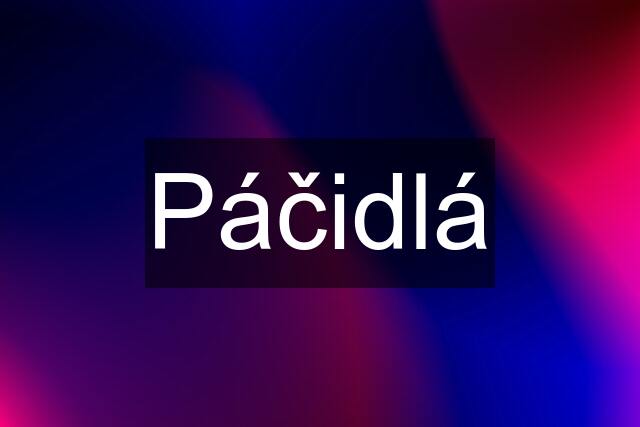 Páčidlá