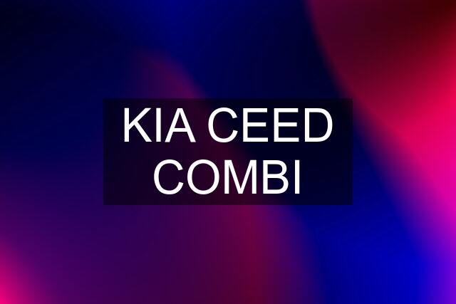 KIA CEED COMBI