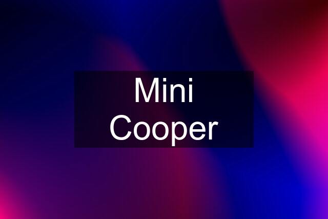 Mini Cooper