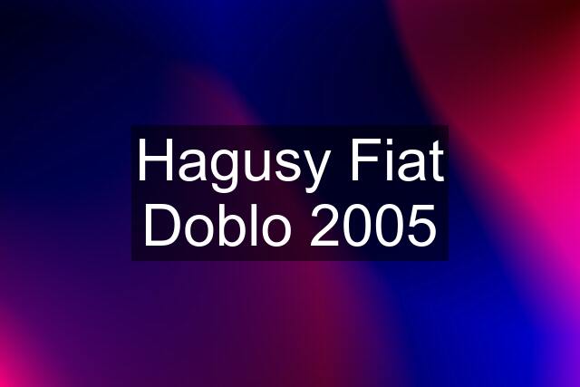 Hagusy Fiat Doblo 2005