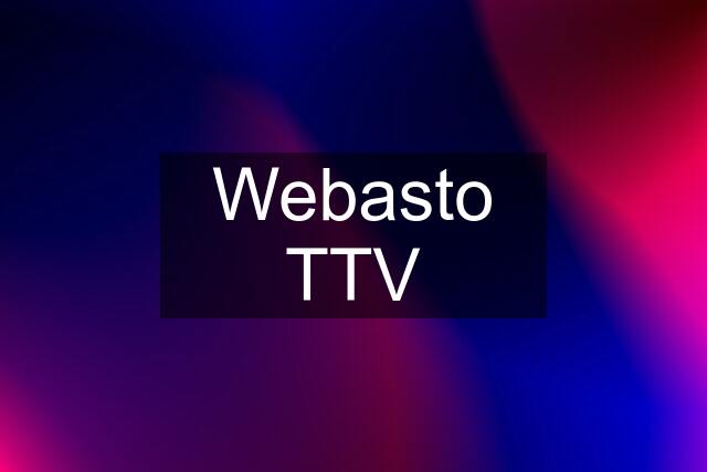 Webasto TTV