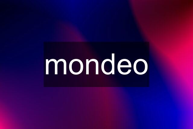 mondeo