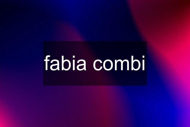 fabia combi