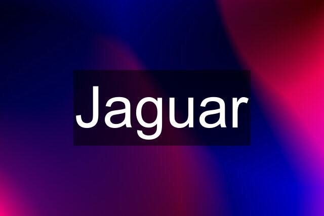 Jaguar