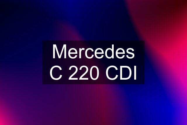 Mercedes C 220 CDI