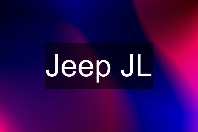 Jeep JL