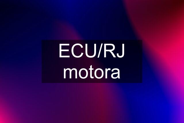 ECU/RJ motora