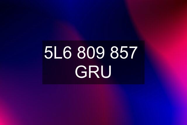 5L6 809 857  GRU