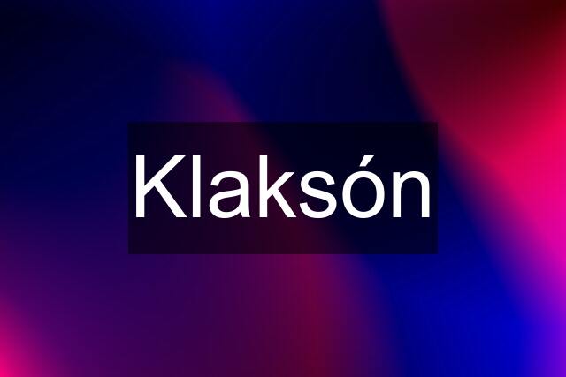 Klaksón