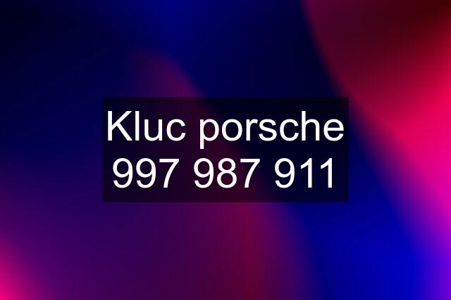 Kluc porsche 