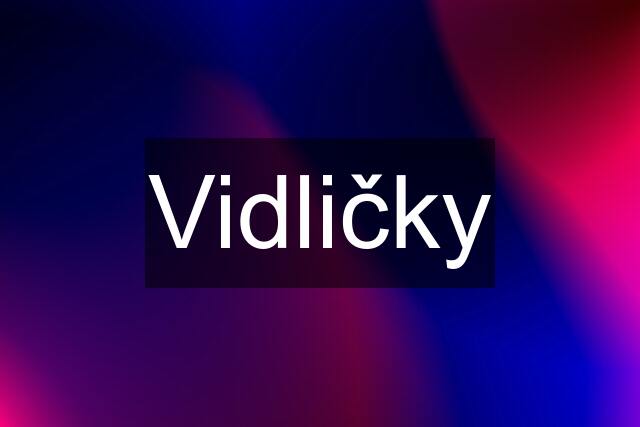 Vidličky