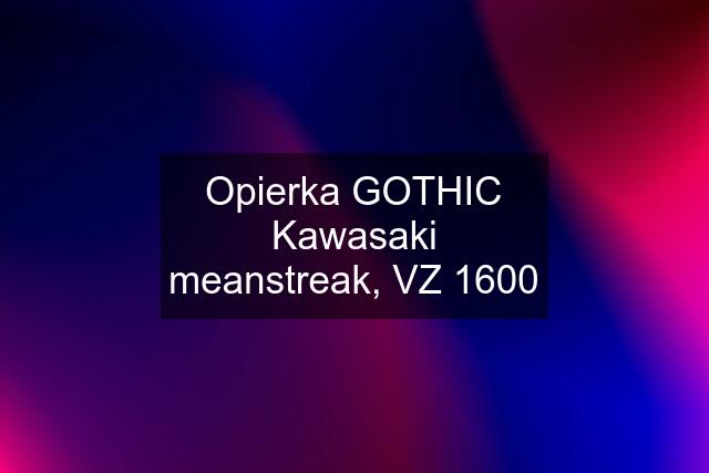 Opierka GOTHIC Kawasaki meanstreak, VZ 1600