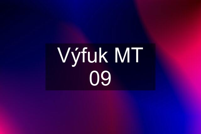 Výfuk MT 09