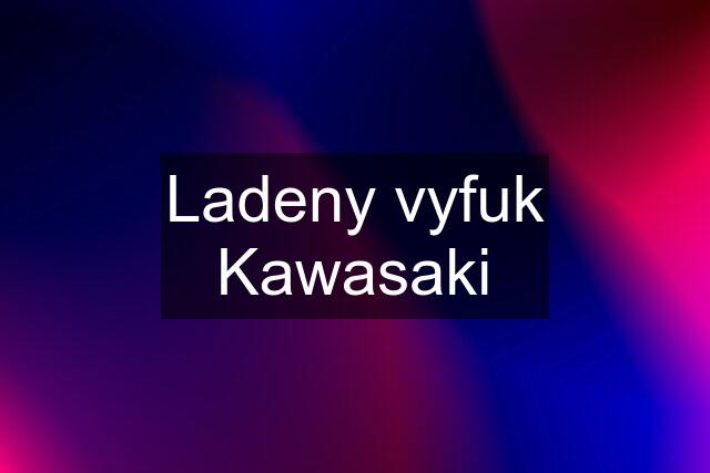 Ladeny vyfuk Kawasaki