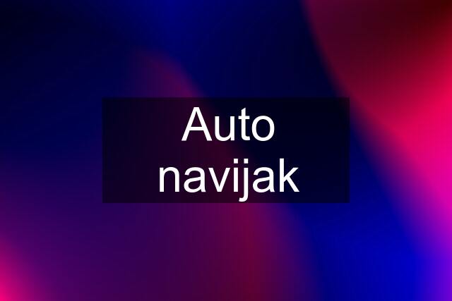 Auto navijak