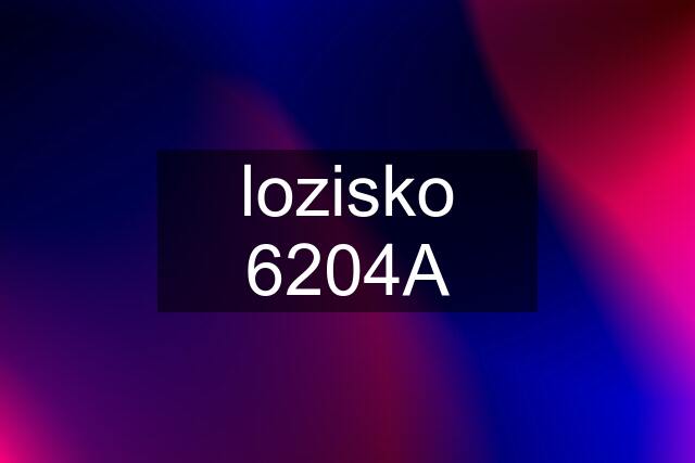 lozisko 6204A