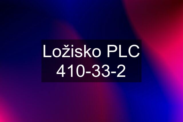 Ložisko PLC 410-33-2