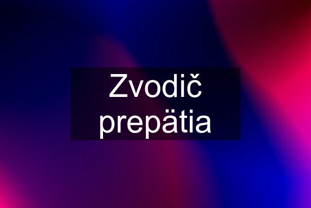 Zvodič prepätia