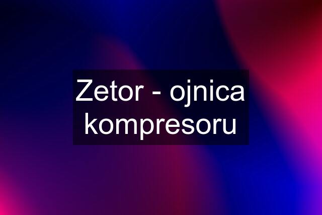 Zetor - ojnica kompresoru