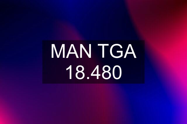 MAN TGA 18.480