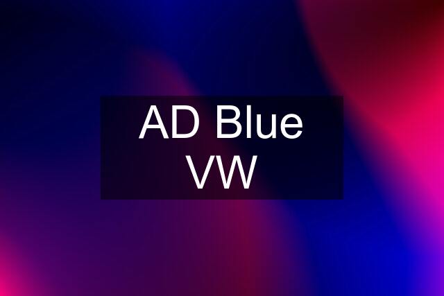 AD Blue VW