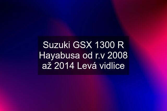 Suzuki GSX 1300 R Hayabusa od r.v 2008 až 2014 Levá vidlice