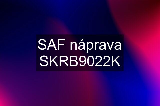 SAF náprava SKRB9022K