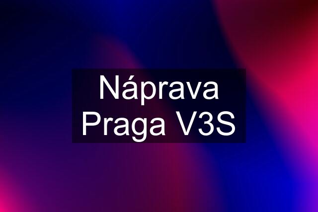 Náprava Praga V3S