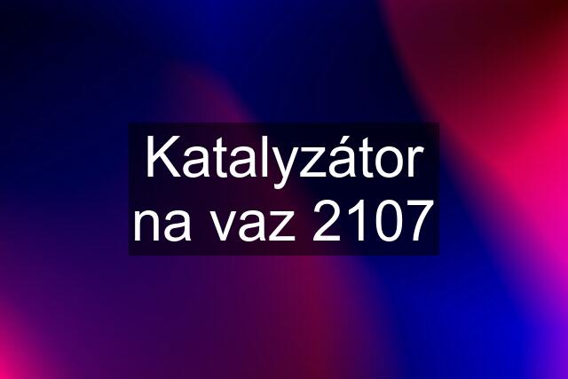 Katalyzátor na vaz 2107