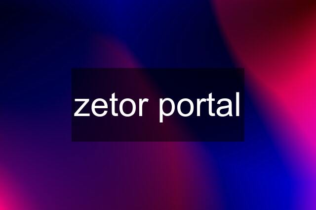 zetor portal