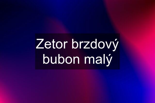 Zetor brzdový bubon malý