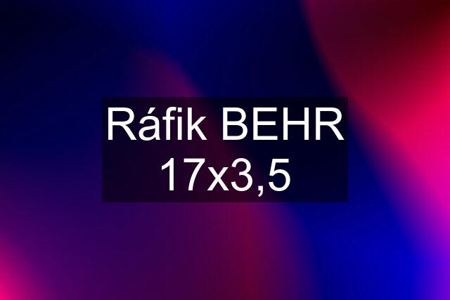 Ráfik BEHR 17x3,5