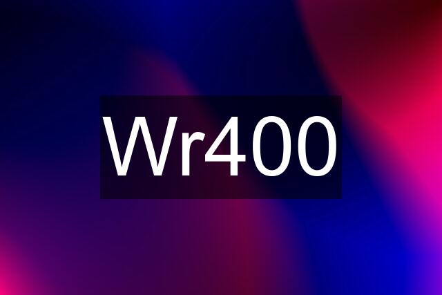 Wr400