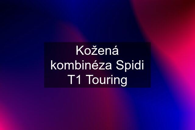 Kožená kombinéza Spidi T1 Touring