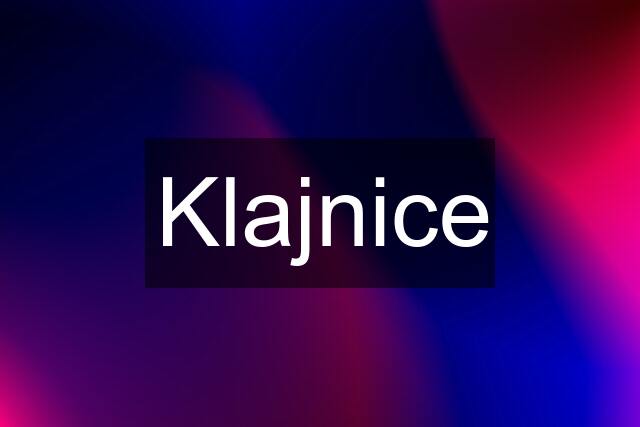 Klajnice