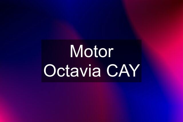 Motor Octavia CAY