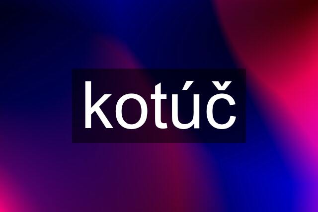 kotúč