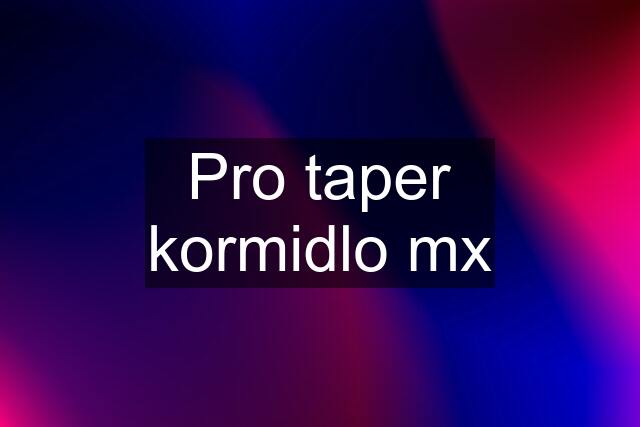 Pro taper kormidlo mx