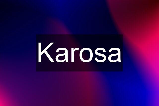 Karosa