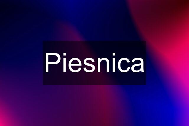 Piesnica