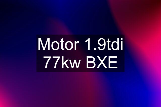 Motor 1.9tdi 77kw BXE