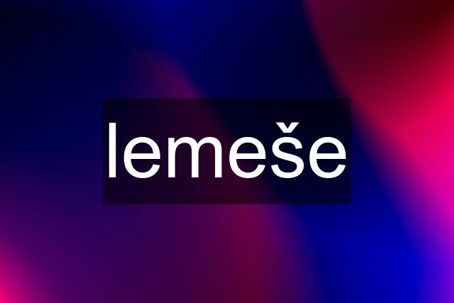 lemeše
