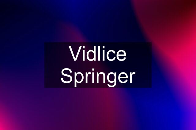 Vidlice Springer