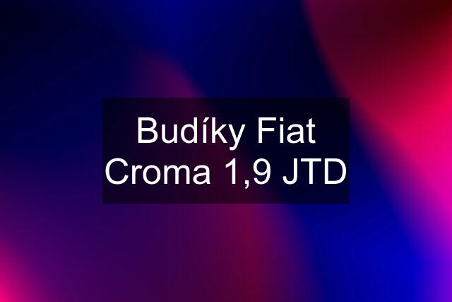 Budíky Fiat Croma 1,9 JTD