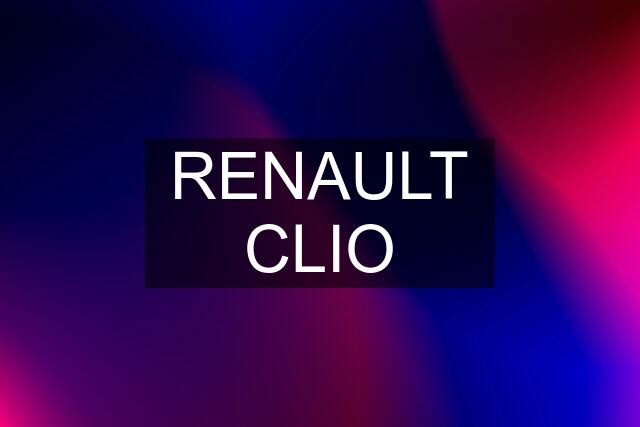 RENAULT CLIO