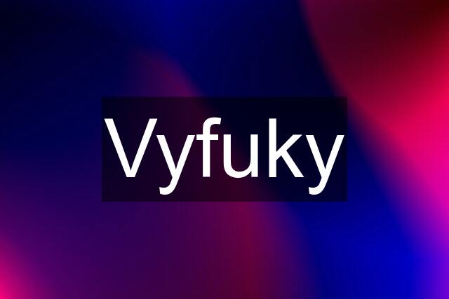 Vyfuky