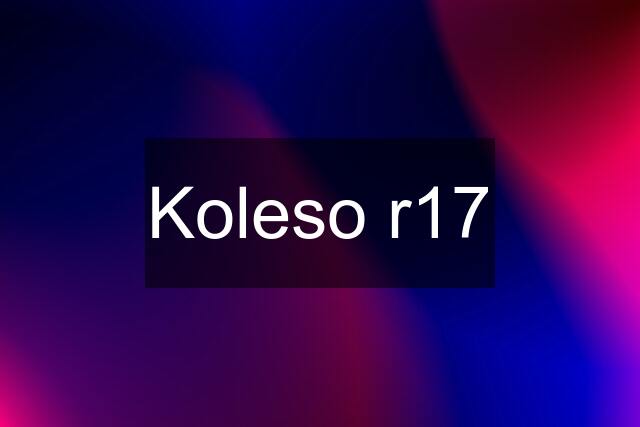 Koleso r17